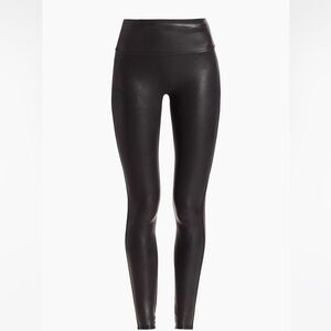Black Faux Leather Leggings